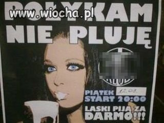 Zapraszamy Damy.