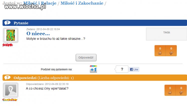 Motyle w brzuchu