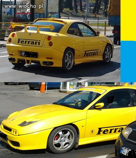 Fiat zrobiony na Ferrari.