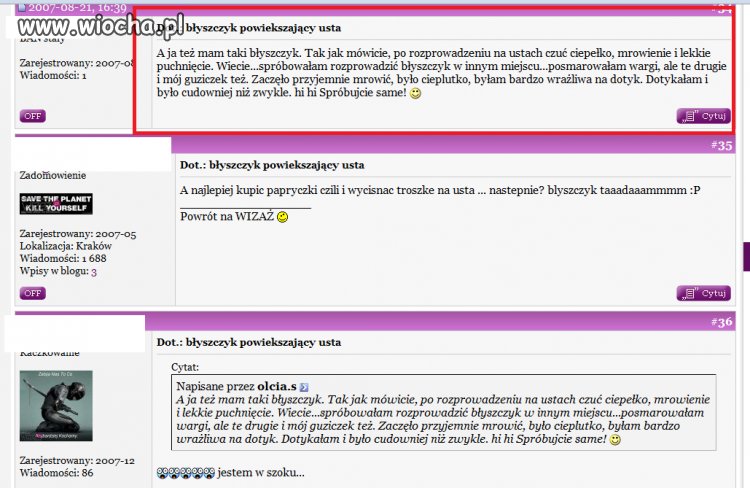 Niektórzy lubią urozmaicenia...