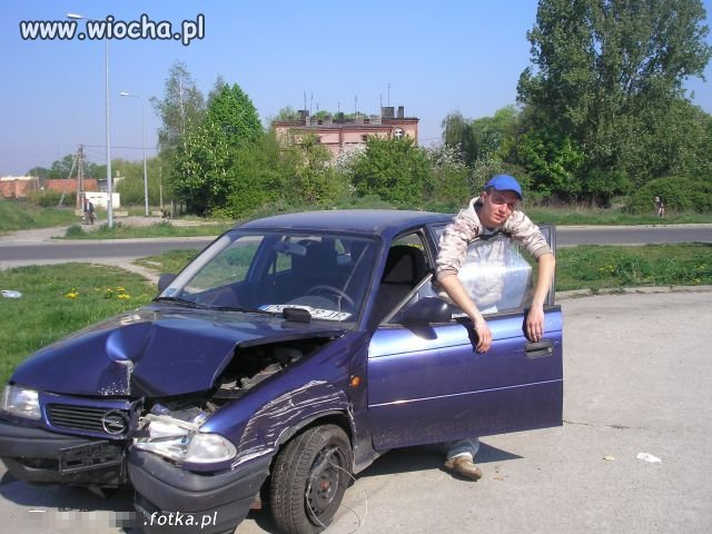 A tu zaraz po tym jak przywaliłem w drzewo.