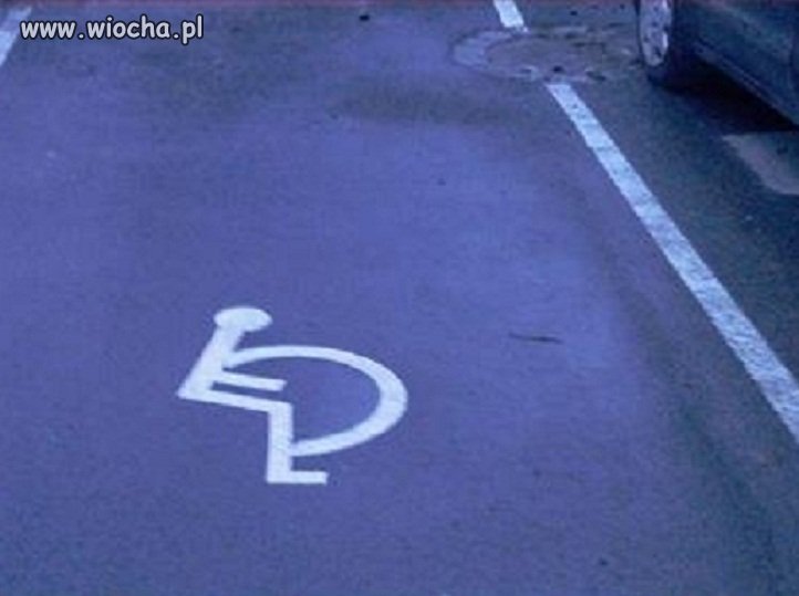 I kto tu jest niepełnosprawny...
