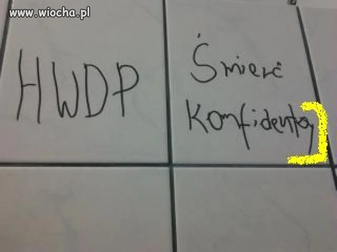 WC w gimnazjum