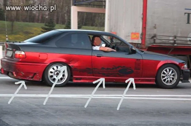BMW jest zimny łokiec jest