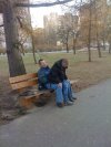 Takie tam w parku na Warszawskim bródnie