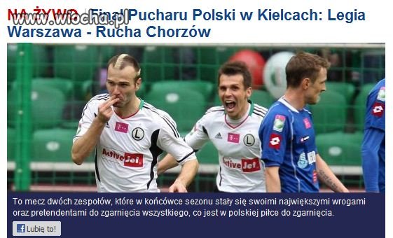 Kibic w redakcji?