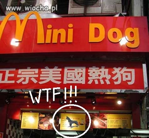 Hot-dog w Chinach- w dosłownym znaczeniu