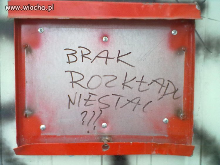 Polska rzeczywistość...