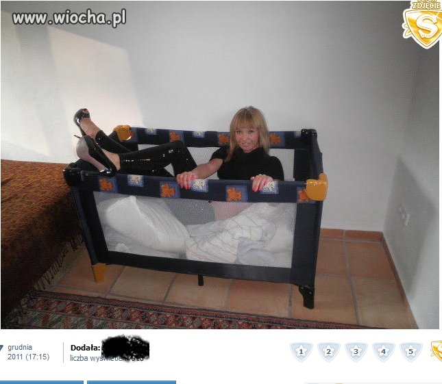 W łózeczku dziecięcym