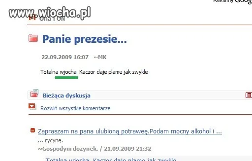 Dla mnie to jest wiocha