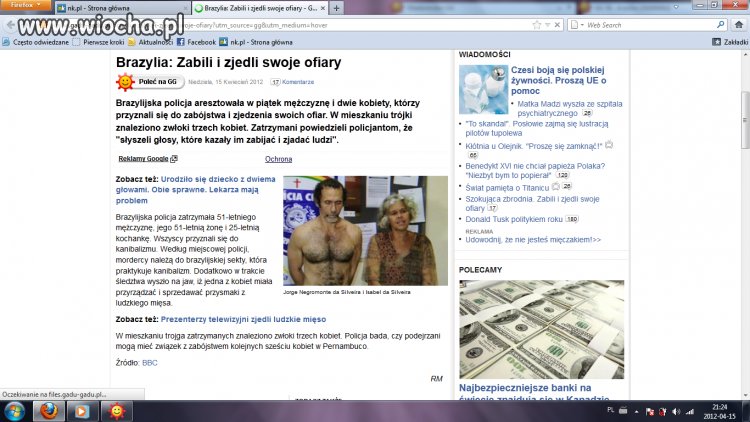 Jak można zabić kogoś i go zjeść?