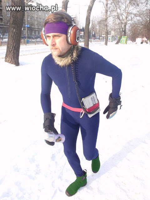 Jogging na śniegu!!!