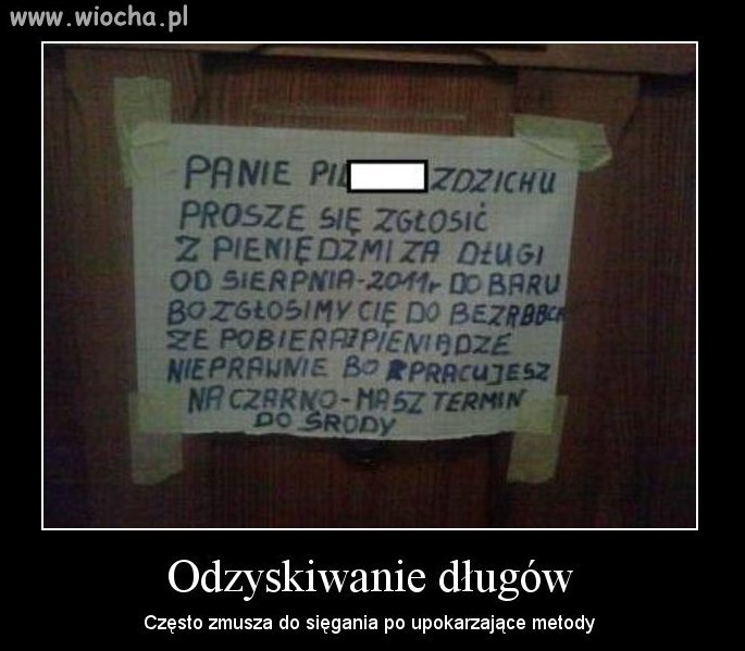 Odzyskiwanie długów 