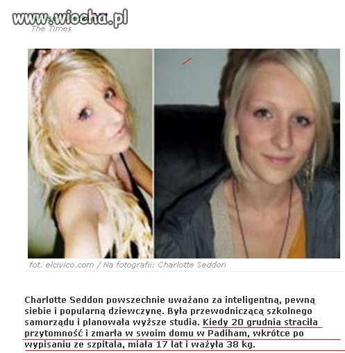 Rozumiem, ale zmarła