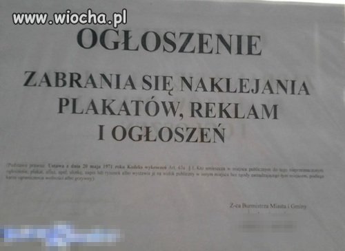 Ogłoszenie!