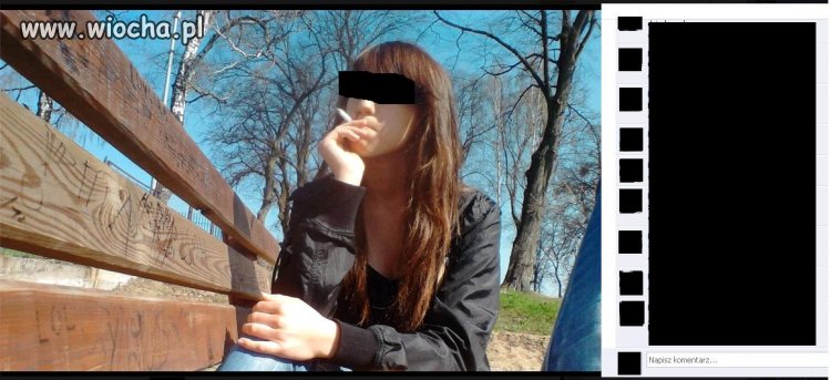 Nie ma to jak pochwalić się papierosem na fejsie.