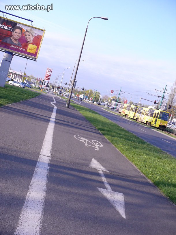 Poznańska ścieżka rowerowa...