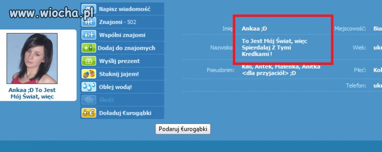 Spie*** z nk skoro nie chcesz być oglądana