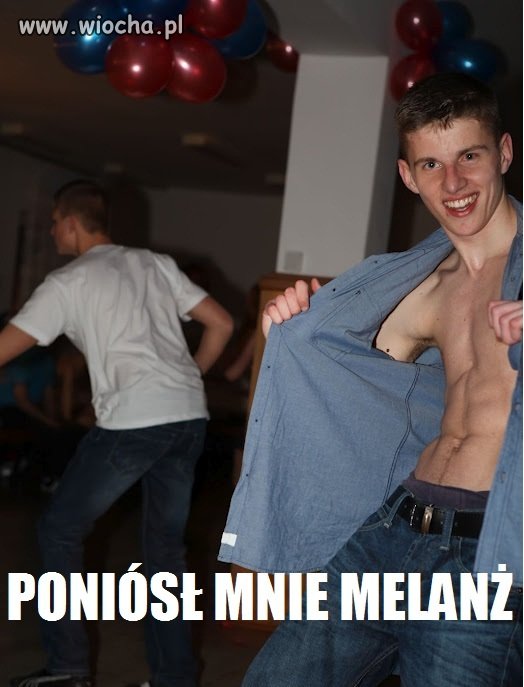 Poniósł mnie 