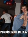 Poniósł mnie 