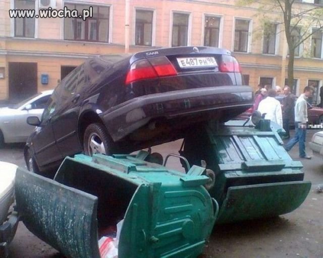 Parkowanie po rosyjsku.