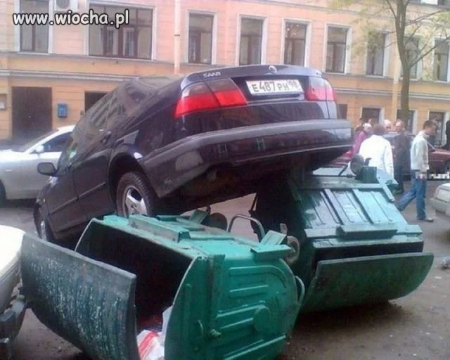 Parkowanie po rosyjsku.