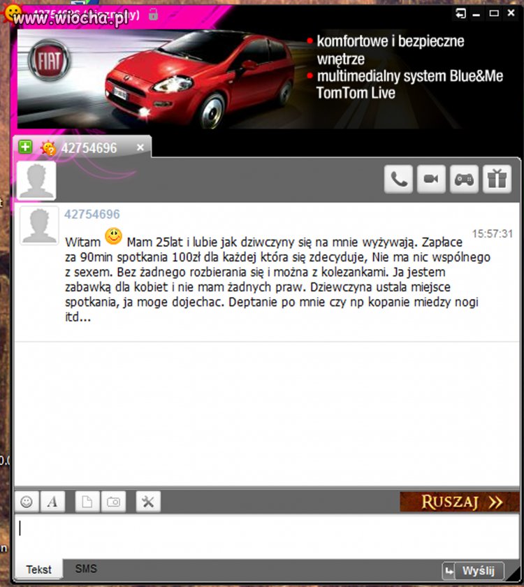 Rozumiem że każdy ma jakieś fantazje