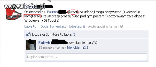 Ten pan ma 21 lat...