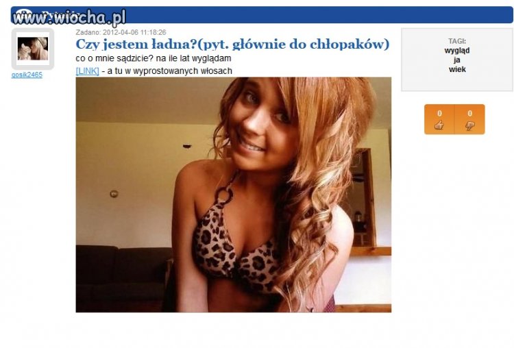 Pokazała co miała...