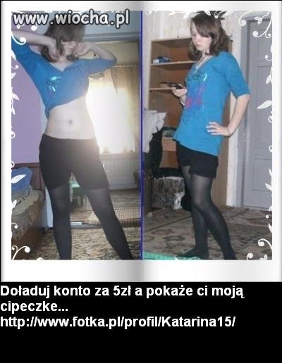 Dziewczyna poleca się na czacie fotki.. 