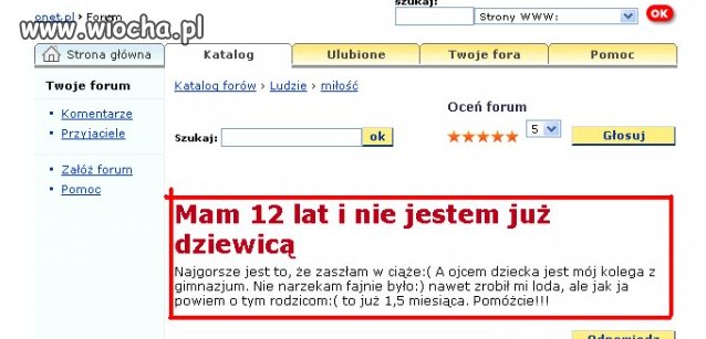 12 letnia dziewczynka czy chłopiec?