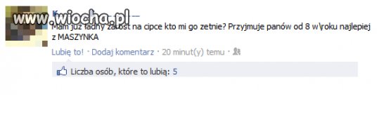 Zarost na ci*ce?