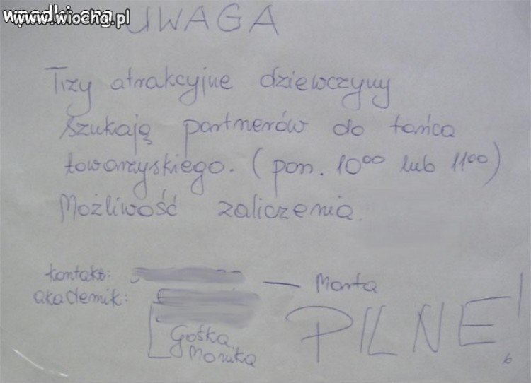 Możliwość zaliczenia...