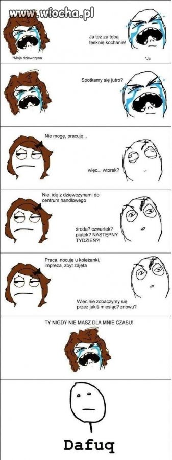 Z cyklu: "Kto zrozumie kobiety?"