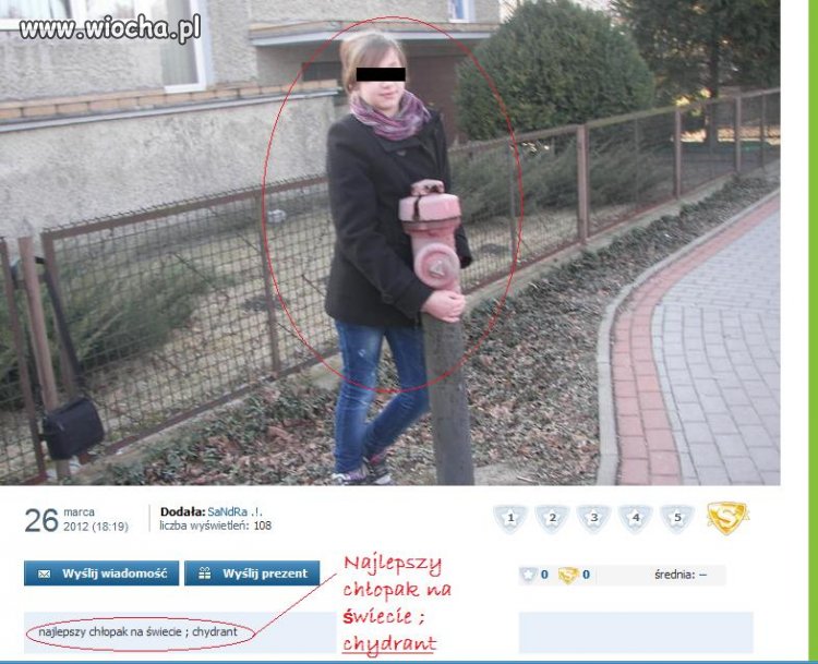 Najlepszy chłopak na świecie ; "chydrant"