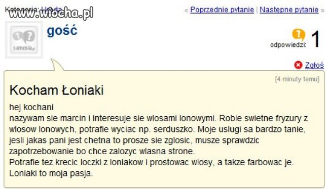 Ahh te usługi...