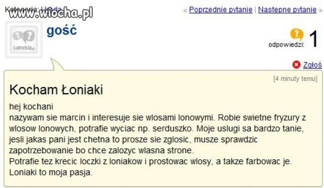 Ahh te usługi...