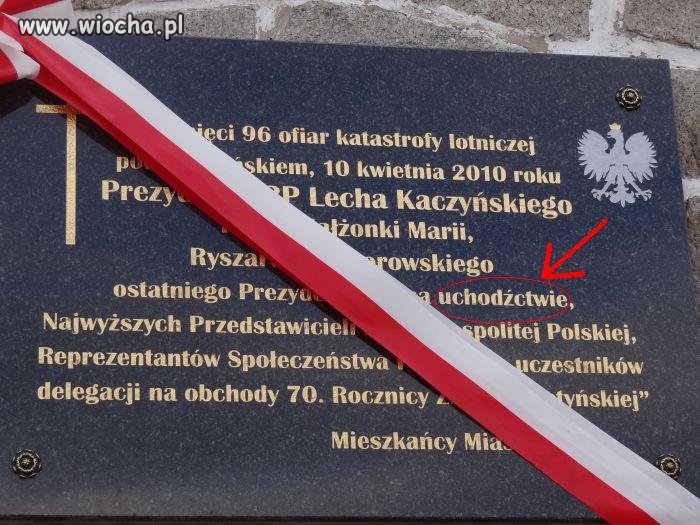 Nie ma jak to konińska tablica upamiętniająca...