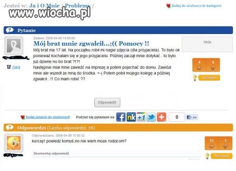 Brat zgwałcił własną siostrę ...