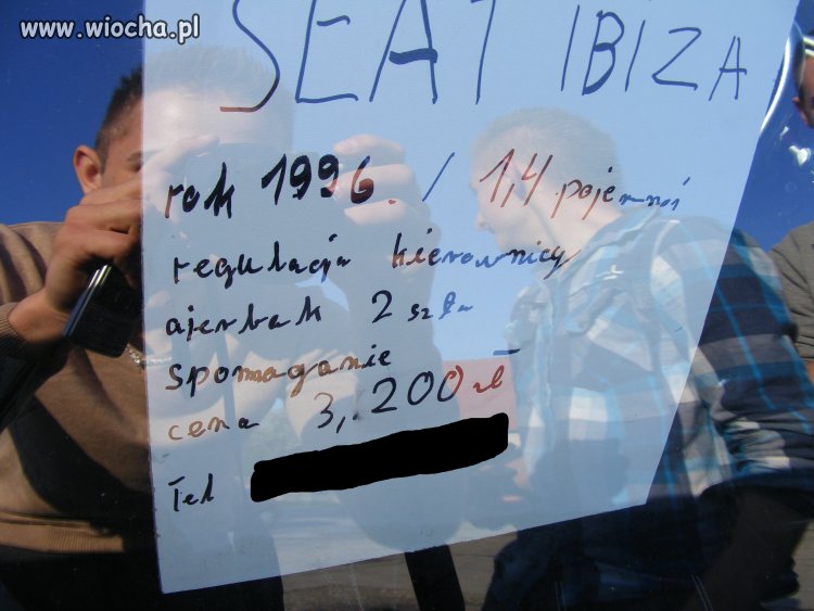 Seat Ibiza wyposażony w dwa "ajerbaki"