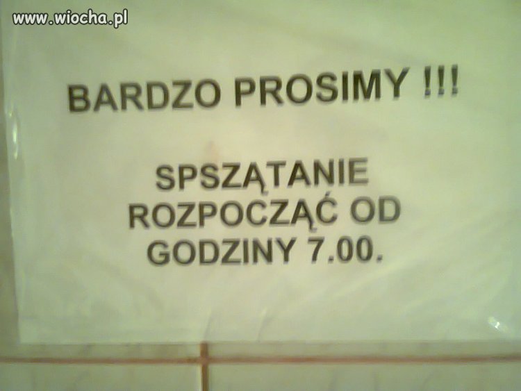 Wiocha w kościele