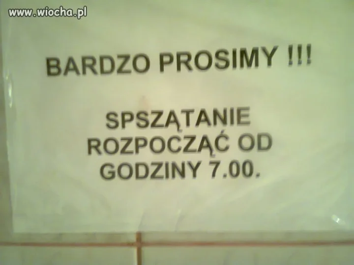 Wiocha w kościele