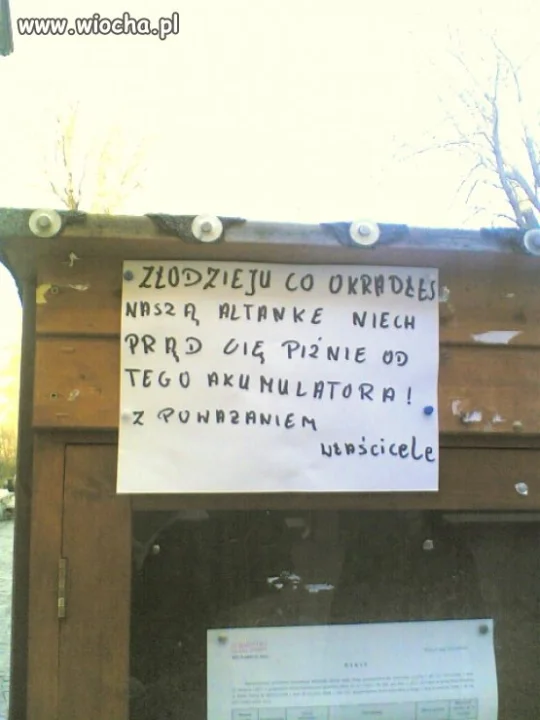 OGŁOSZENIE NA TABLICY 