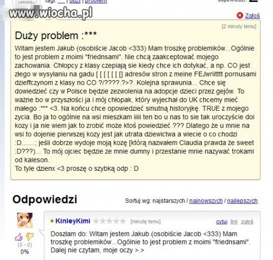 Takie tam problemy...