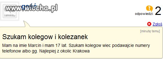 Szukam Kolegów i koleżanek