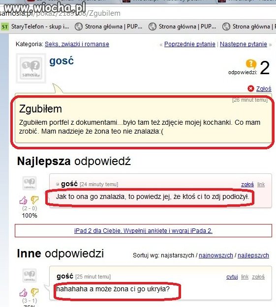 Strach przed żoną