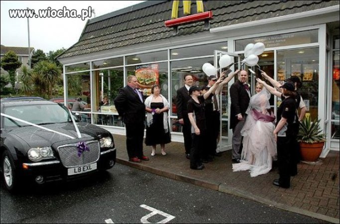 ślub w mc.donaldzie