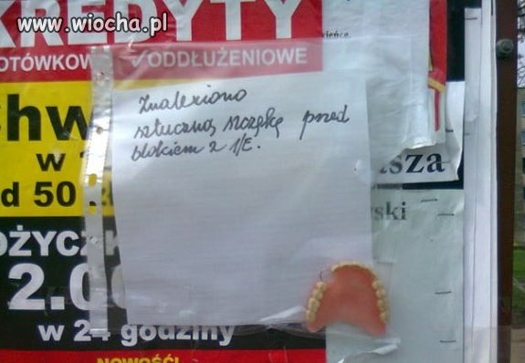 Niecodzienne znalezisko...