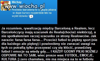 Rozumiem zawiłość między tymi drużynami 