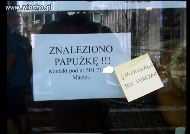 Głodny nie wybrzydza.